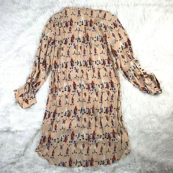 Anthropologie Dolan Left Coast Aztec Dress-Size P8 - Picture 7 of 9